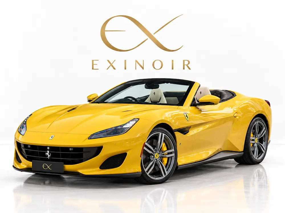Ferrari Portofino convertible available for luxury car rental in Europe