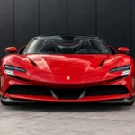Ferrari SF90 Spider plug-in hybrid supercar available for luxury rental in Europe