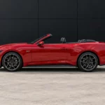 Ford Mustang GT Convertible 2025 with V8 engine available for luxury rental in Europe